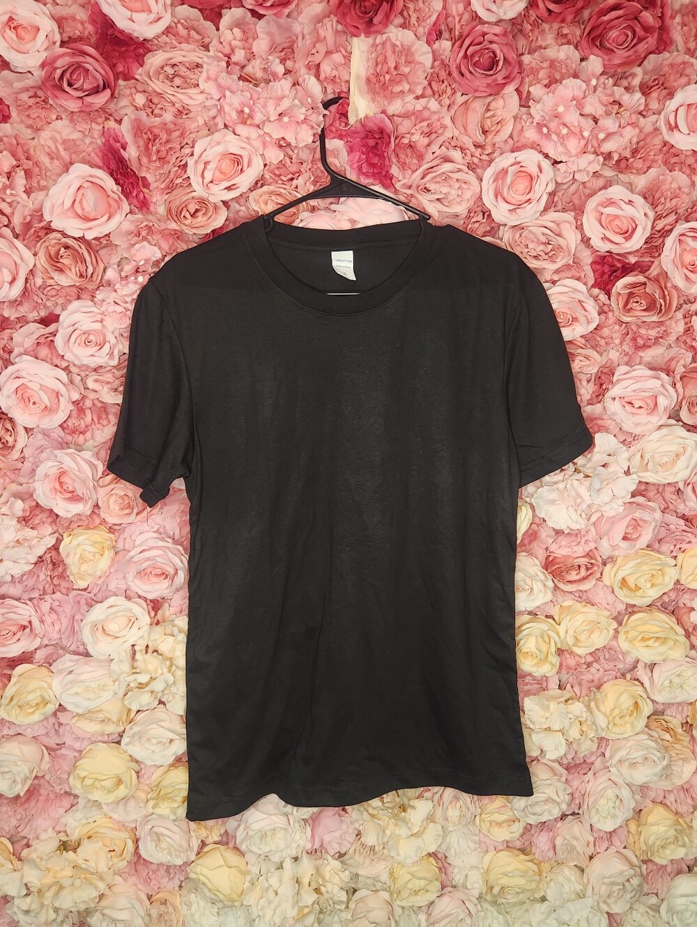 Mens Black Crew Neck T-Shirt (2pack)